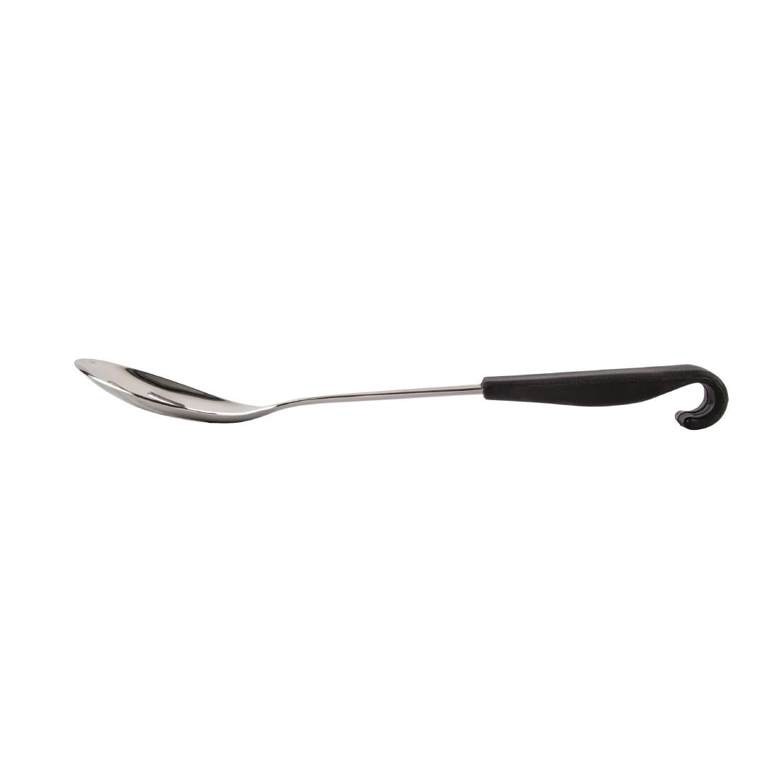 Vogue Slotted Serving Spoon Black Handled - 340mm 13"