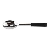 Vogue Slotted Serving Spoon Black Handled - 340mm 13"