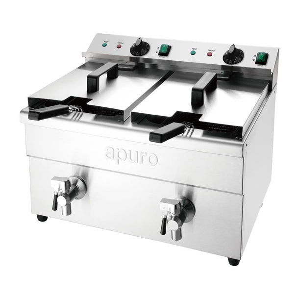 Apuro Double Induction Fryer - 2x3kW