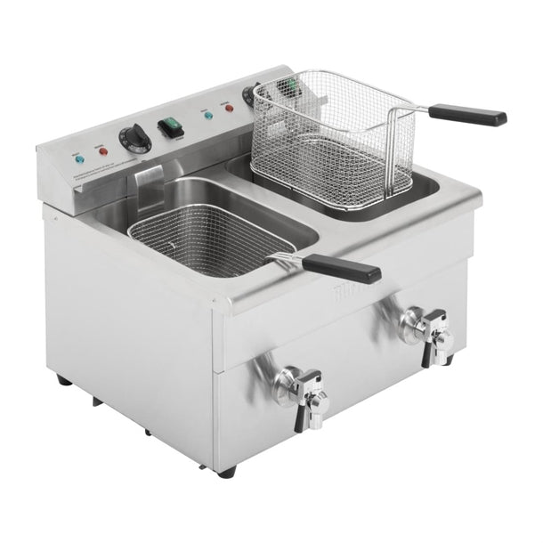 Apuro Double Induction Fryer - 2x3kW