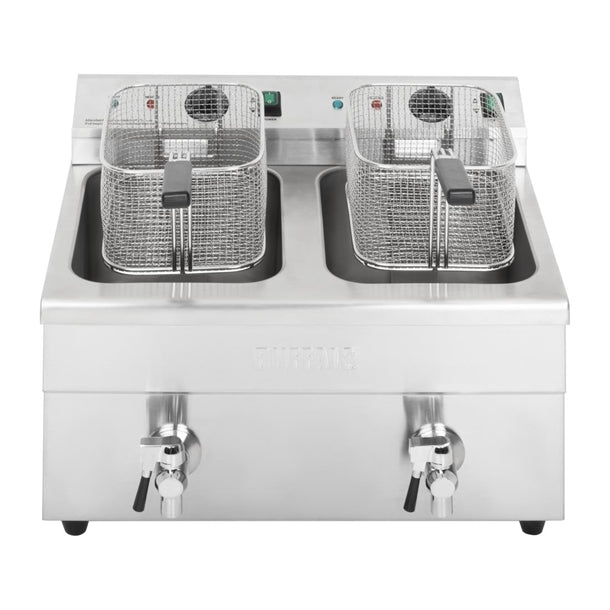 Apuro Double Induction Fryer - 2x3kW