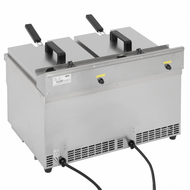 Apuro Double Induction Fryer - 2x3kW