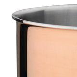 Vogue Induction Tri-Wall Copper Saucepan - 160mm 6"