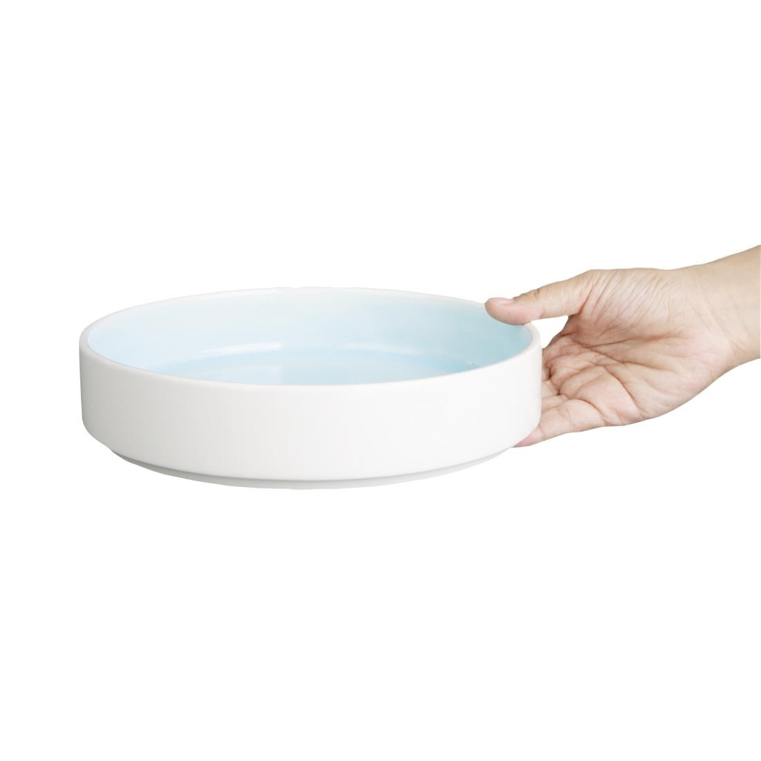 Olympia Fondant Bowl Aqua - 215mm 8 1/2" (Box 4)