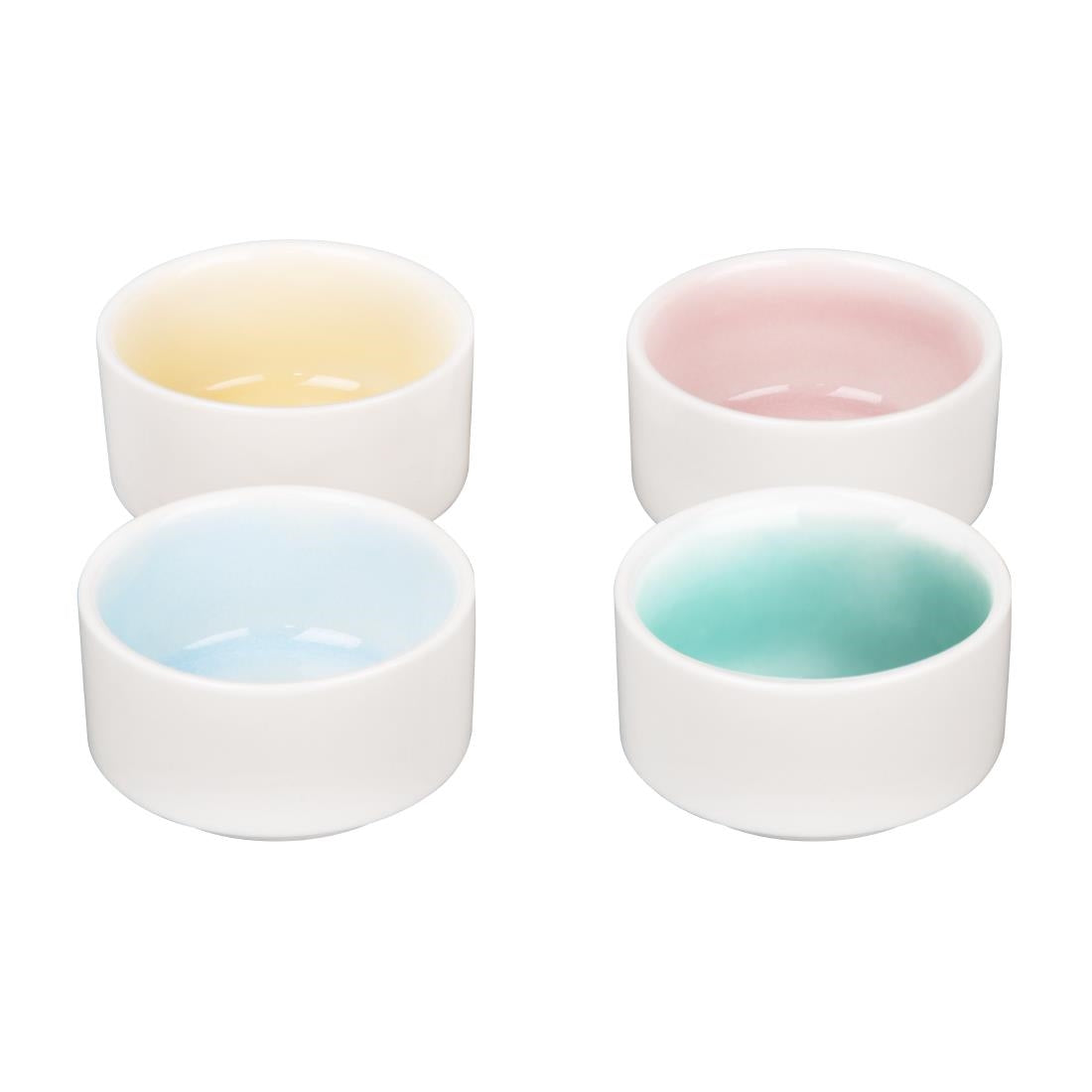 Olympia Fondant Dipping Dish Aqua - 70mm 2 3/4" (Box 12)