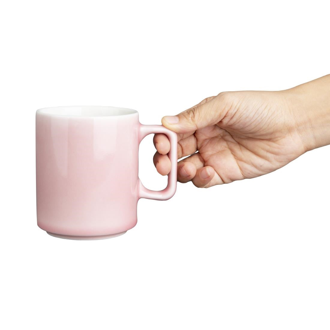 Olympia Fondant Mug Pink - 340ml 11.5fl oz (Box 6)