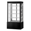 BONVUE Noir Grand 1200mm 4 Shelves Square Cake Display Cabinet - CVS120-4B