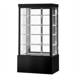BONVUE Noir Grand 1200mm 4 Shelves Square Cake Display Cabinet - CVS120-4B