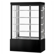 BONVUE Noir Grand 1500mm 4 Shelves Square Cake Display Cabinet - CVS150-4B
