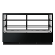 BONVUE Noir Tot 1800mm 2 Shelves Square Cake Display Cabinet - CVS180-2B