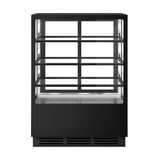 BONVUE Noir Prime 900mm 3 Shelves Square Cake Display Cabinet - CVS90-3B