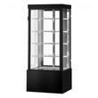 BONVUE Noir Grand 900mm 4 Shelves Square Cake Display Cabinet - CVS90-4B