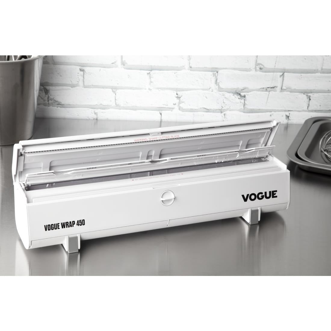 Vogue Wrap450 Parchment Dispenser Black - 115x450x120mm 4 1/2x 17 3/4x 4 3/4"