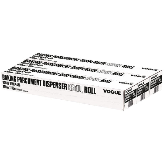 Vogue Refill Baking Parchment for Wrap450 Dispenser (Pack 3)