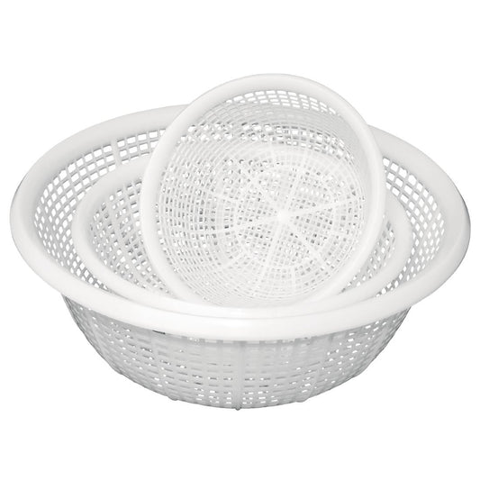 Vogue Round Colander Polyethelene White - 375mm 14 3/4"