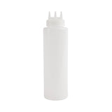 Vogue Squeeze Bottle Clear 3 Nozzle - 908ml 30 3/4fl oz