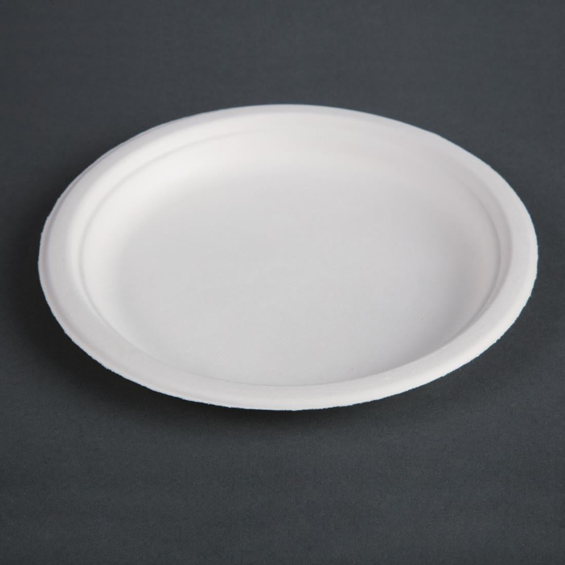 Fiesta Compostable Bagasse Round Plate 7'' (Pack 50)