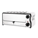 Rowlett Esprit 6 Slot Toaster Chrome with Elements & Sandwich Cage