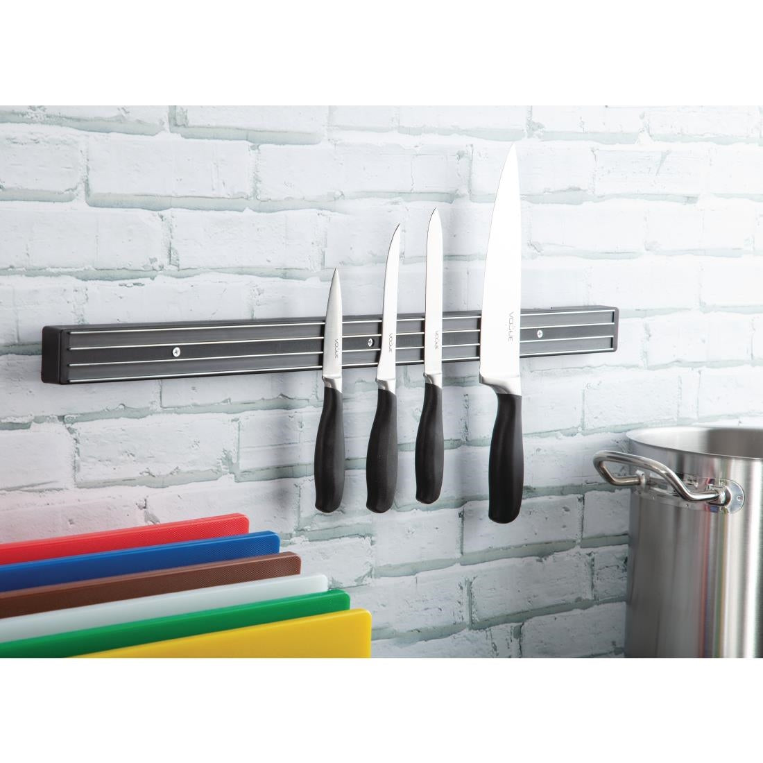 Vogue Magnetic Knife Rack Large - 610mm 24"