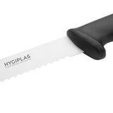 Hygiplas Bread Knife Black - Handle 8"