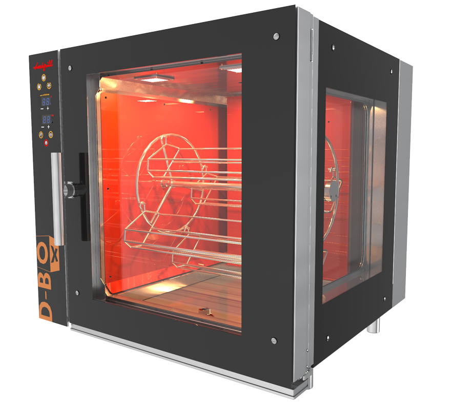 SELF CLEANING ROTISSERIE