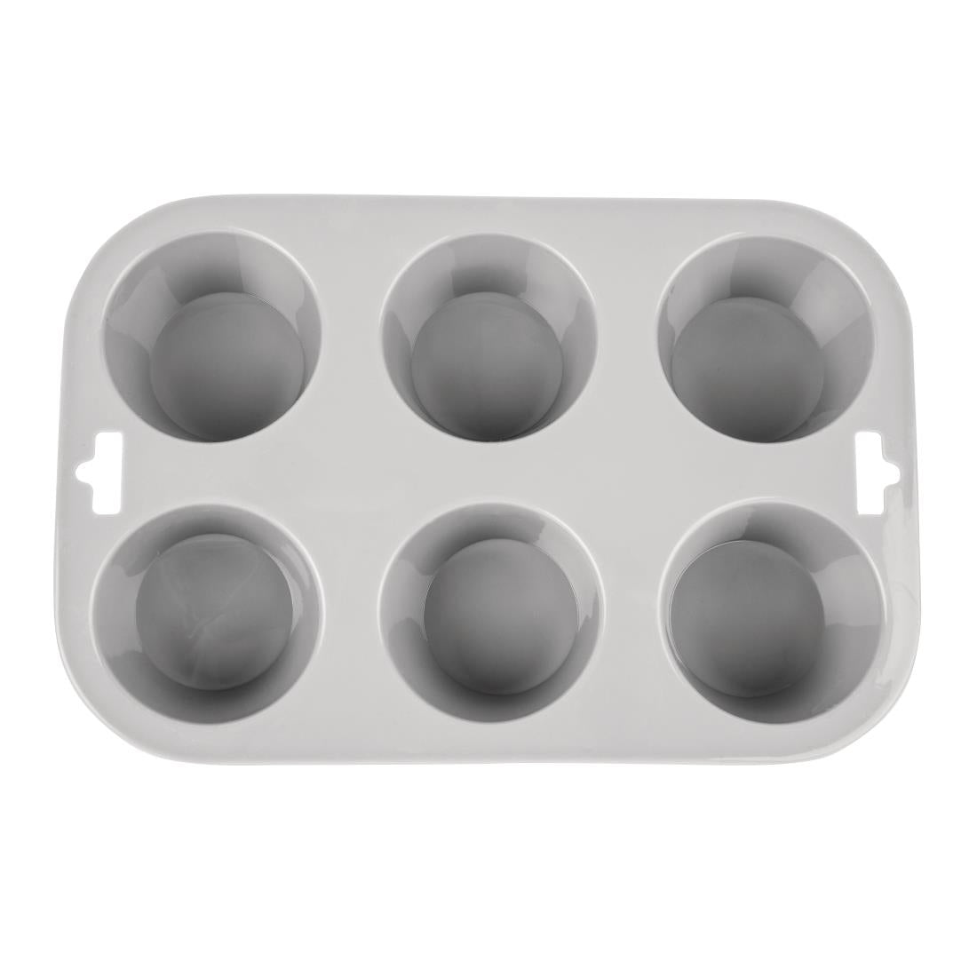 Vogue Silicone High Heat Flexible Muffin Tray (6 Cup)