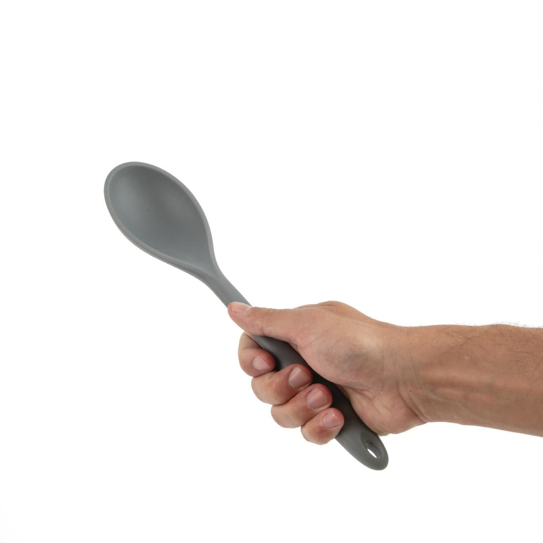 Vogue Silicone High Heat Cooking Spoon Grey - 275mm 10 3/4"