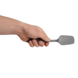 Vogue Silicone High Heat Mini Spoonula Grey - 200mm 8"