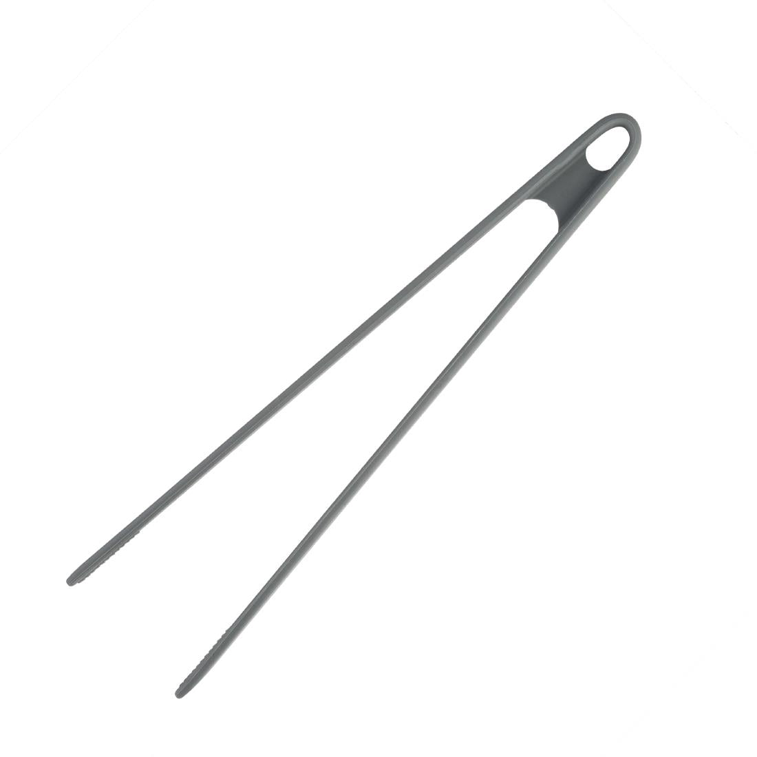 Vogue Silicone High Heat Tweezer Tongs Grey - 290mm 11 1/4"