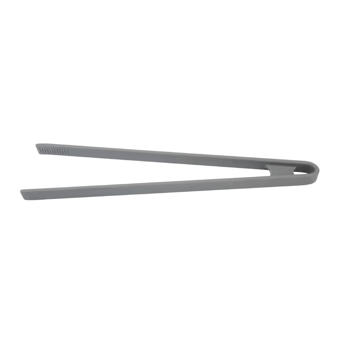 Vogue Silicone High Heat Tweezer Tongs Grey - 290mm 11 1/4"