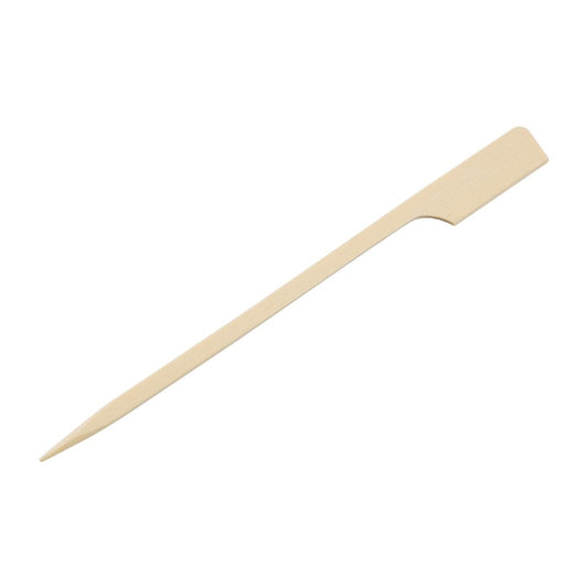 Fiesta Compostable Bamboo Paddle Skewer - 120mm (Pack 100)