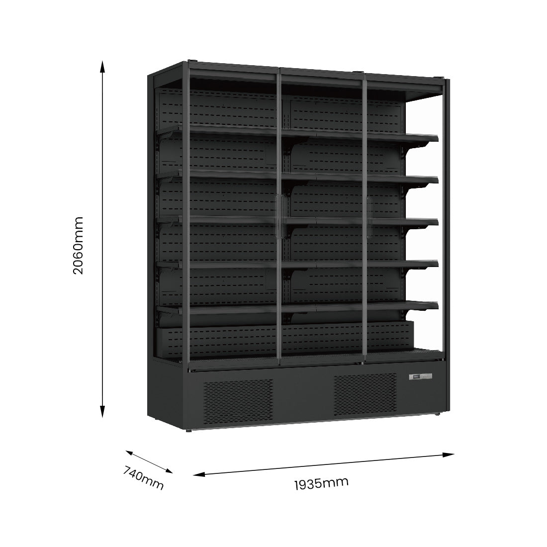 Thermaster Supermarket Panorama 3 Door Chiller Display - DC-187B