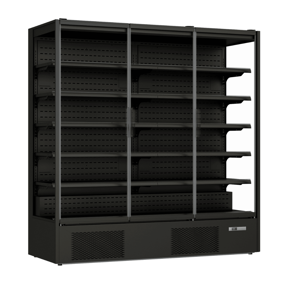 2NDs: Thermaster Supermarket Panorama 3 Door Chiller Display - DC-187B-SA1-2