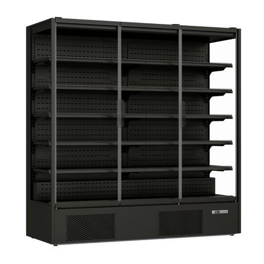 2NDs: Thermaster Supermarket Panorama 3 Door Chiller Display - DC-187B-SA1-2