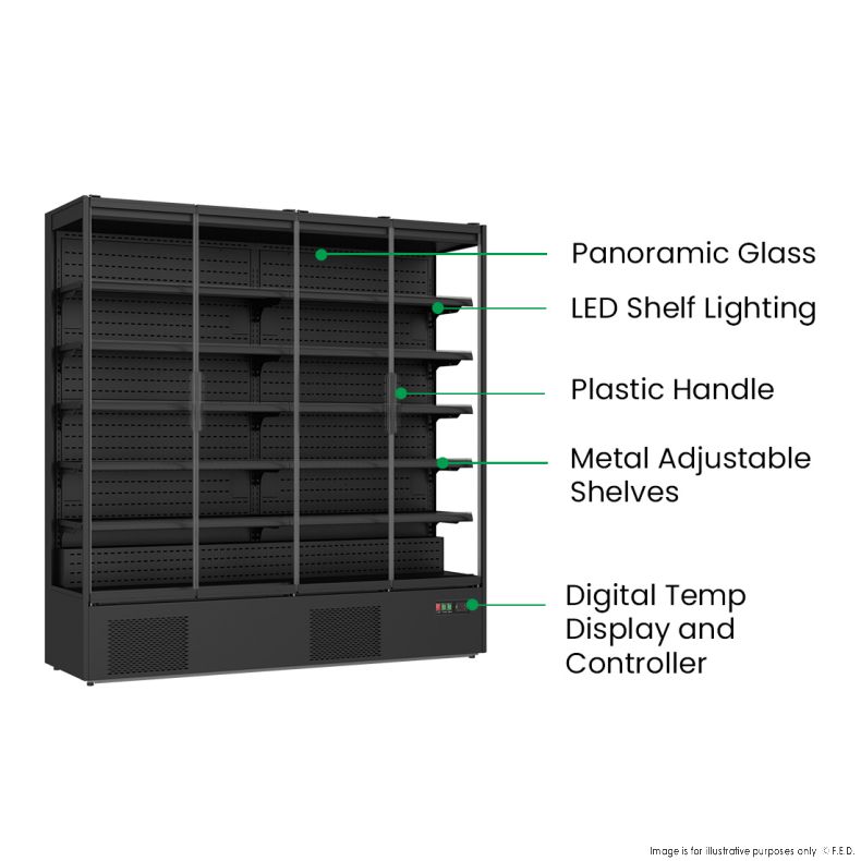 Thermaster Supermarket Panorama 4 Door Chiller Display - DC-250B