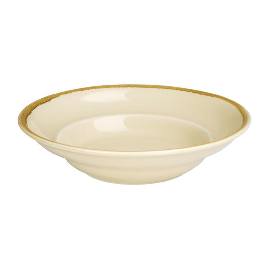 Olympia Kiln Sandstone Pasta Bowl - 250x58mm 9 3/4" 340ml 12oz (Box 4)