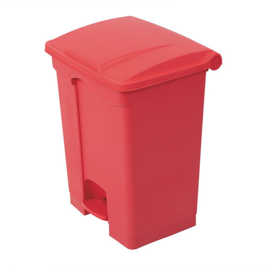 EDLP - Jantex Kitchen Pedal Bin Red - 65Ltr