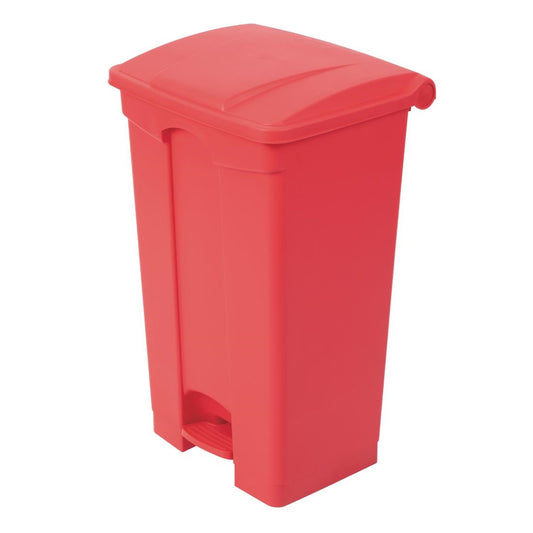 EDLP - Jantex Kitchen Pedal Bin Red - 87Ltr