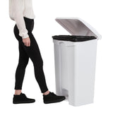 EDLP - Jantex Kitchen Pedal Bin White - 87Ltr