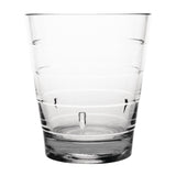 Olympia Kristallon Polycarbonate Ringed Tumbler - 285ml 10oz Clear (Box 6)