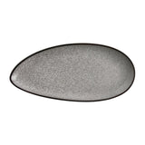 Olympia Mineral Leaf Plate - 255x118mm 10x4 1/2" (Box 6)