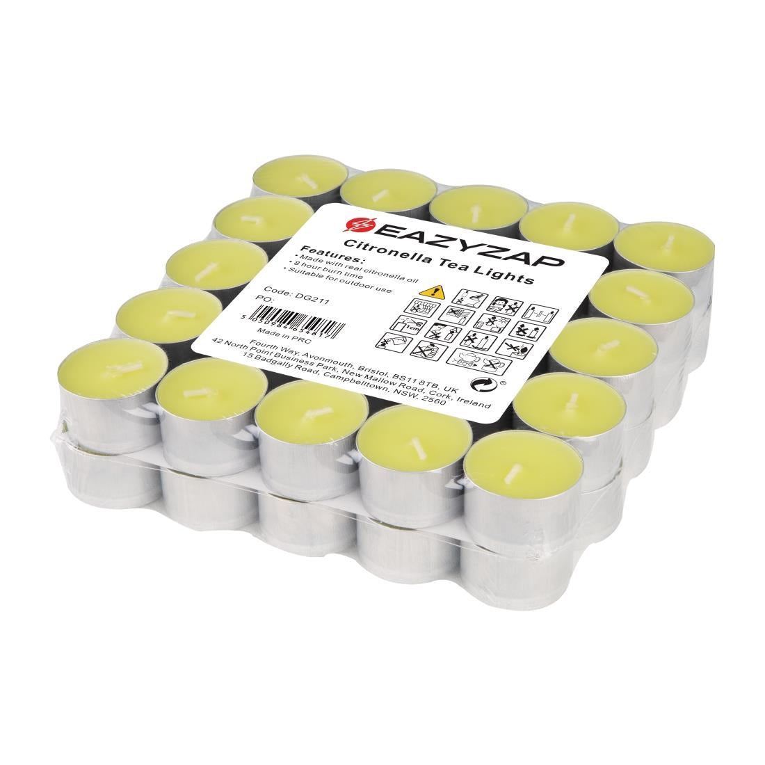 Eazyzap Citronella Tea Lights (Pack 50)