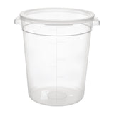 Vogue Round Container Polypropylene - 20Ltr 676fl oz