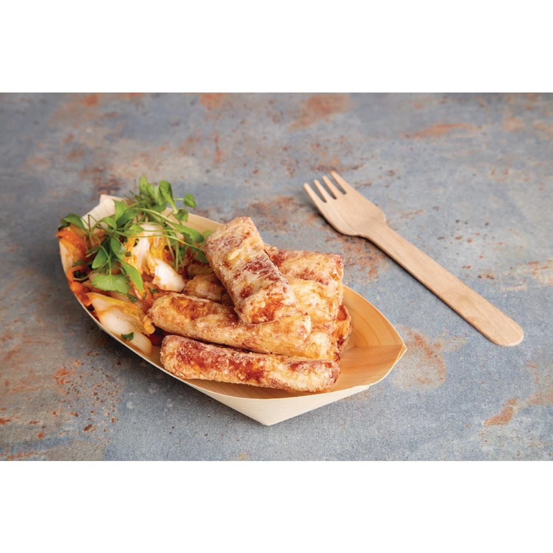 Fiesta Compostable Wooden Fork (Pack 100)