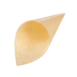 Fiesta Compostable Poplar Wooden Cone - 170mm (Pack 100)