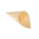 Fiesta Compostable Poplar Wooden Cone - 170mm (Pack 100)