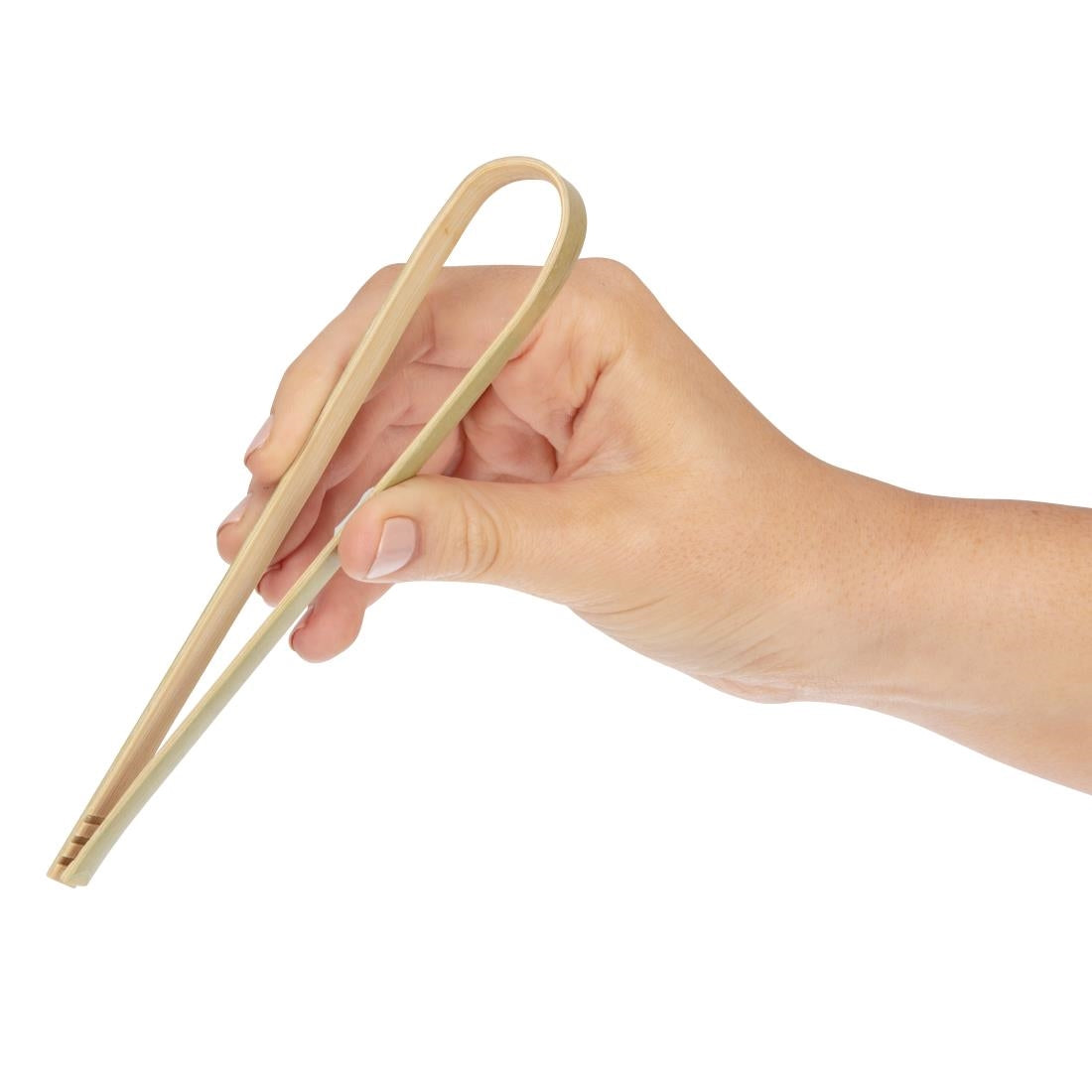 Fiesta Compostable Bamboo Tong - 160mm (Pack 50)