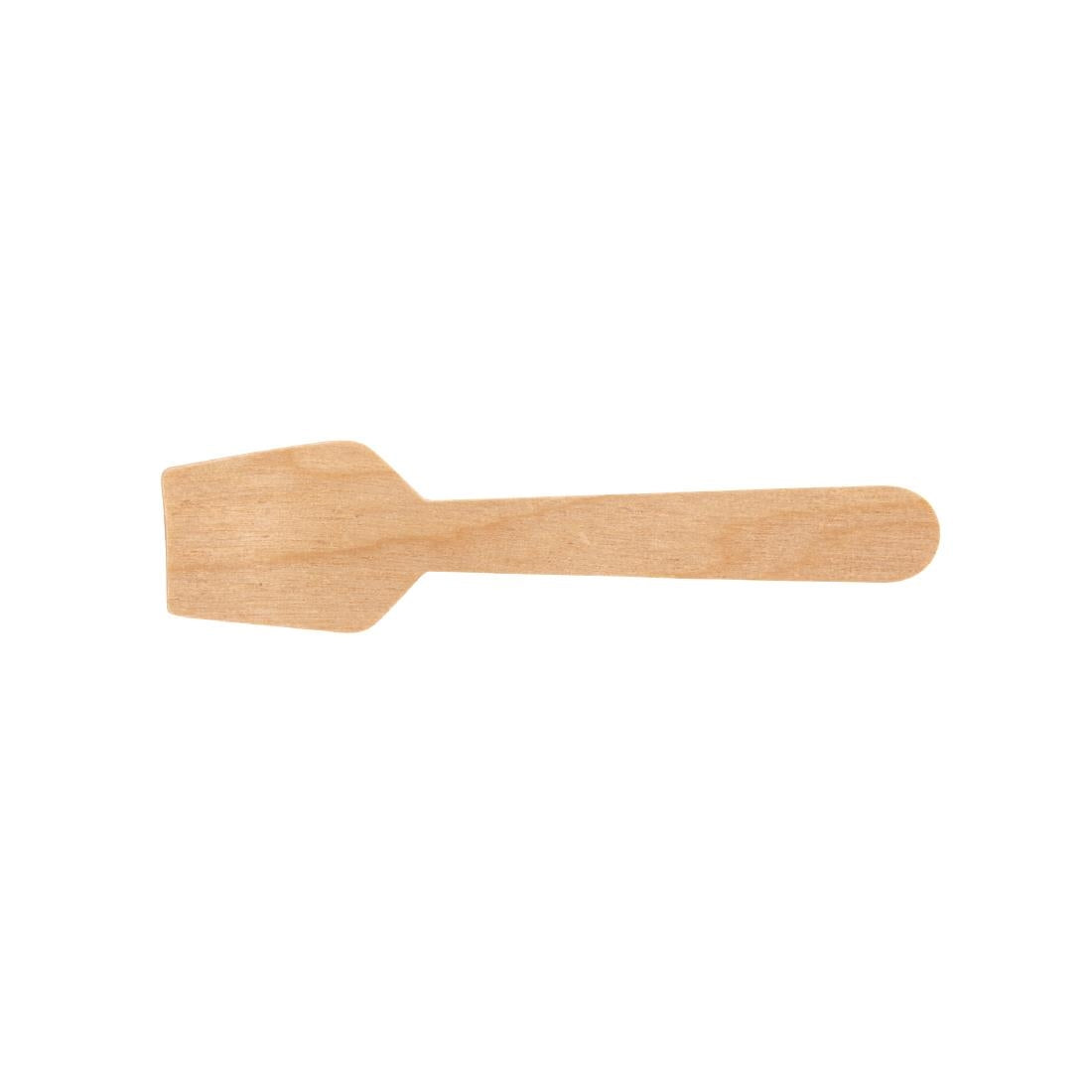 Fiesta Compostable Birch Wooden Ice Cream Scoop - 96mm (Pack 100)