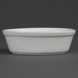 Olympia Whiteware Oval Pie Bowl - 52x161x116mm 2x6.3x4.5" (Box 6)