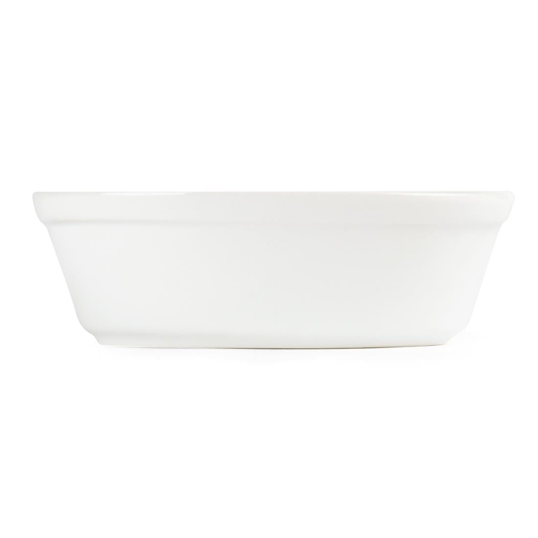 Olympia Whiteware Oval Pie Bowl - 52x161x116mm 2x6.3x4.5" (Box 6)